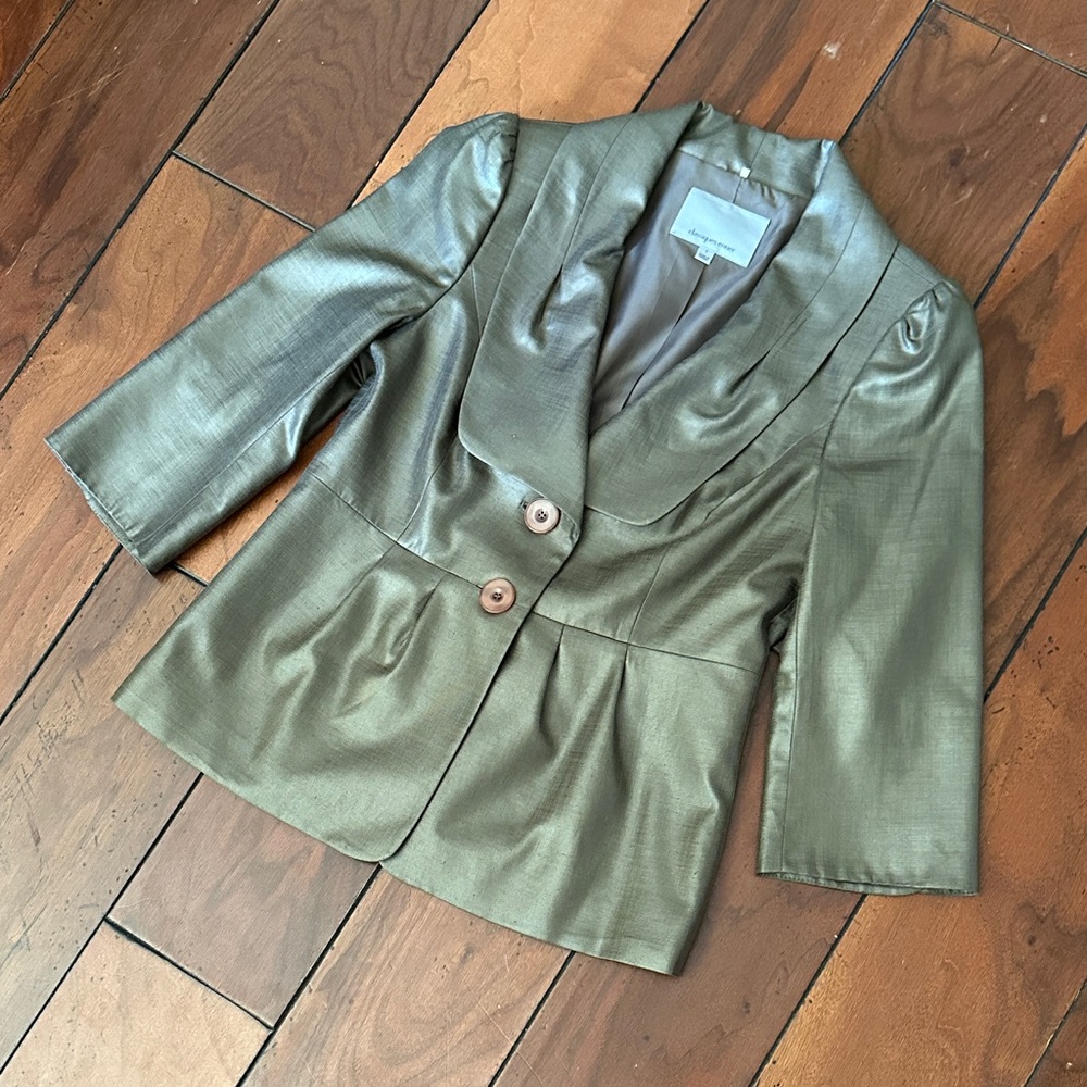 Classiques Entier- Unique Metallic Blazer Jacket